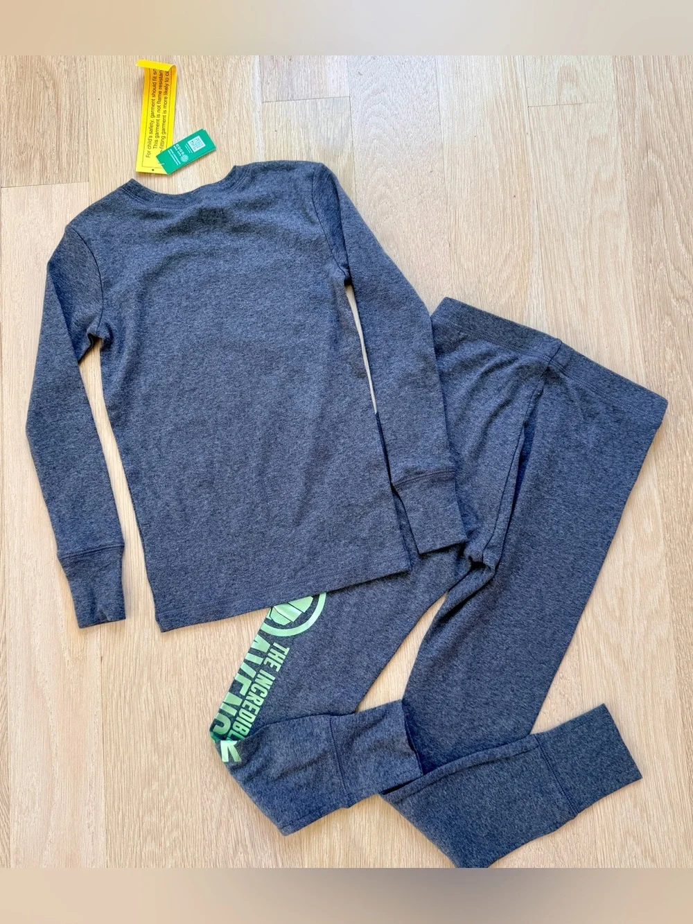 Gap Marvel Hulk Long Sleeve Organic Cotton Pajama Set - Size 8 - NWT